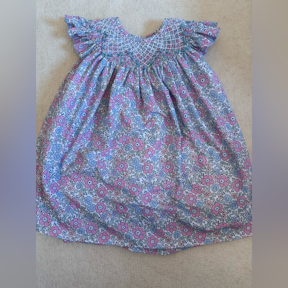 Poppy Kids Co Smocked floral dress